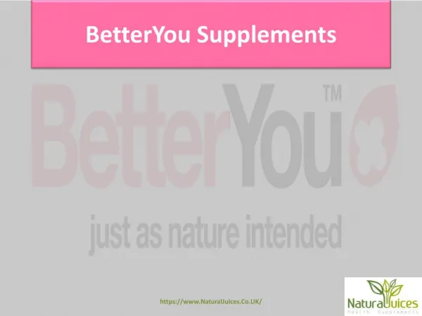 BetterYou Supplements
