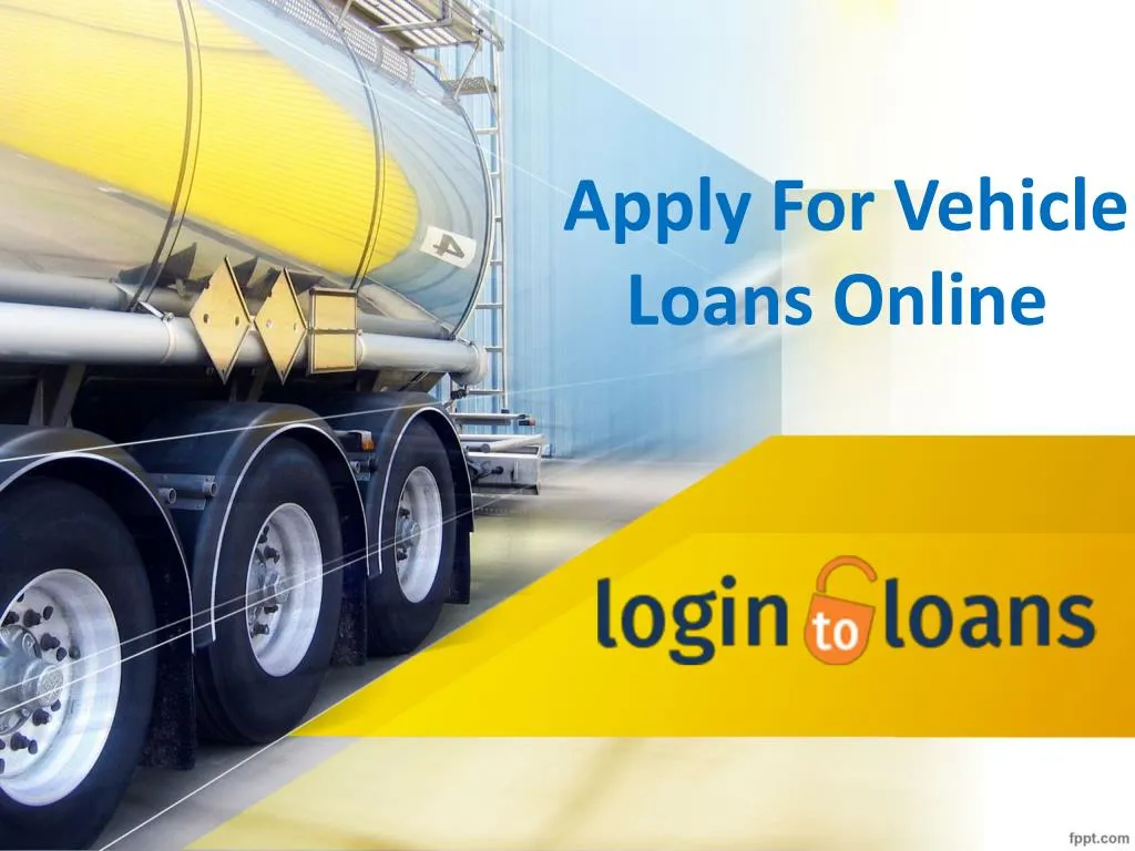 apply for vehicle loans online