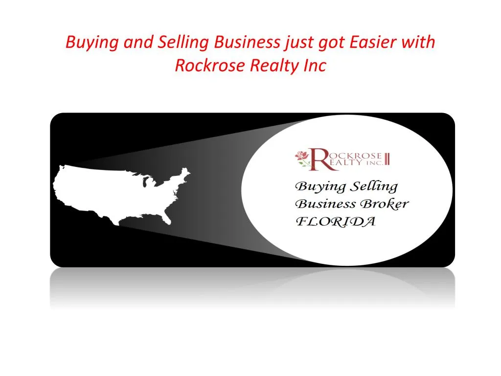 buying and selling business just got easier with rockrose realty inc