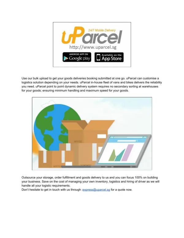 uParcel - Outsource Logistics Services Providers