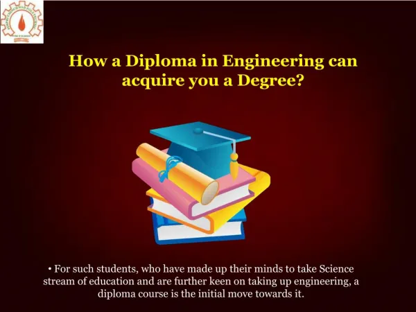How a Diploma in Engineering can acquire you a Degree?
