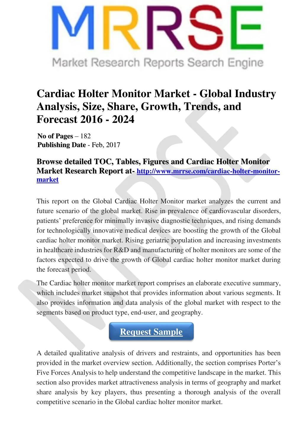 cardiac holter monitor market global industry