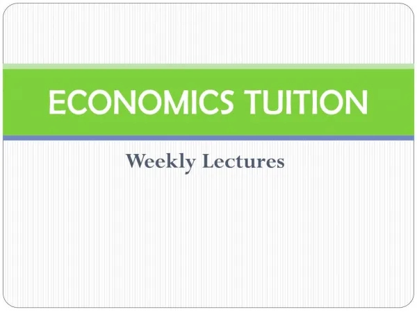 Economics Tuition