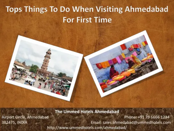 Tops Things To Do When Visiting Ahmedabad For First Time