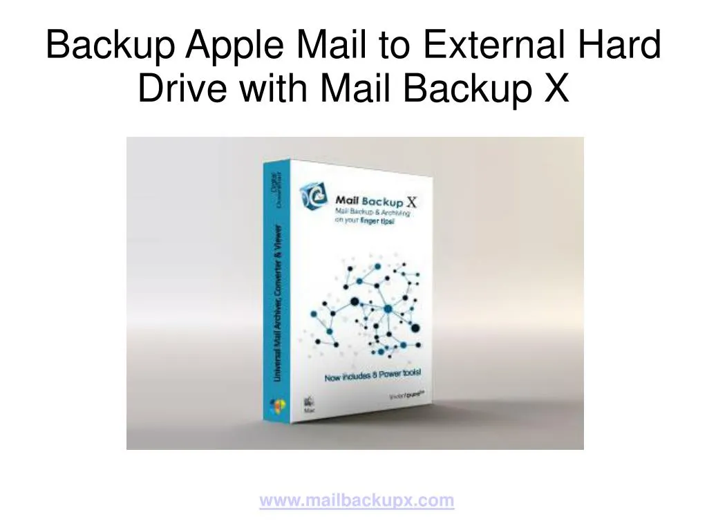 backup apple mail to external hard drive with mail backup x