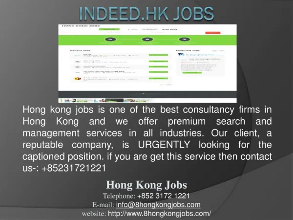 Indeed.hk jobs