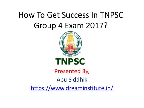 How to Get Success in Group 4 Exam