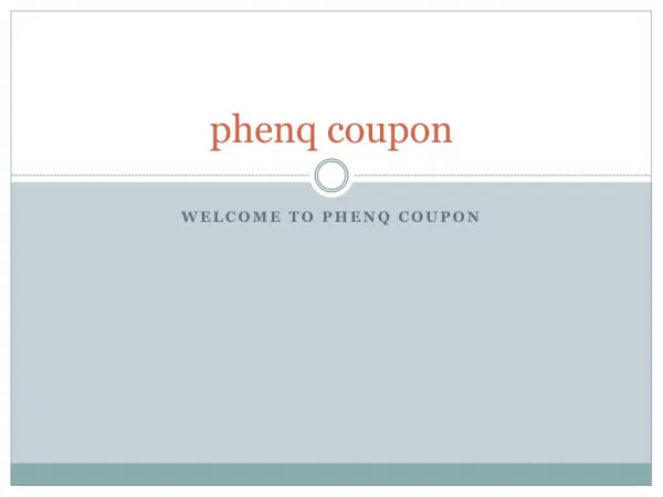 phenq coupon