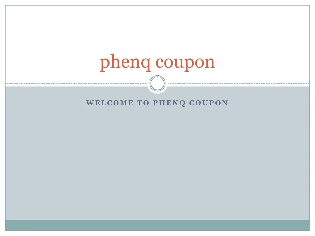 phenq coupon