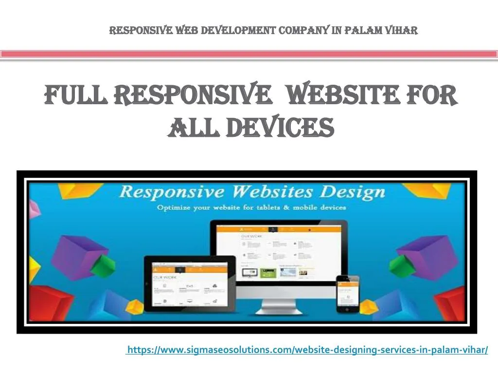 responsive web development company in palam vihar