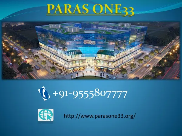 Paras one33 Noida Enormous Real Estate Project