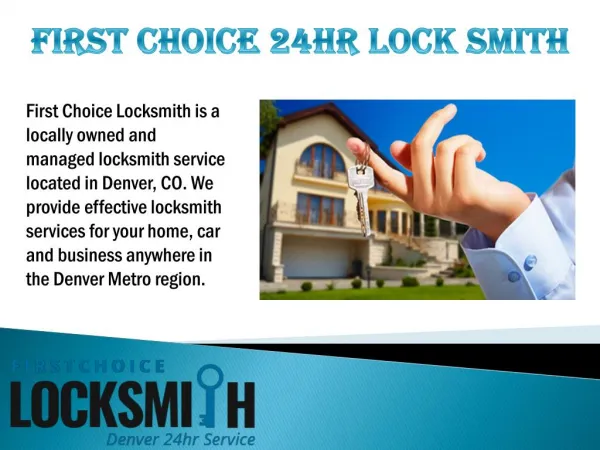 Locksmith Services in Denver