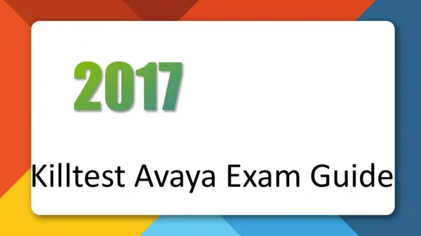 Avaya 7230X Study Guide