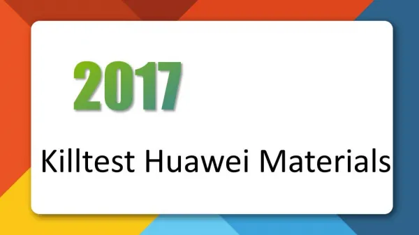 Huawei H12-221 Study Guide
