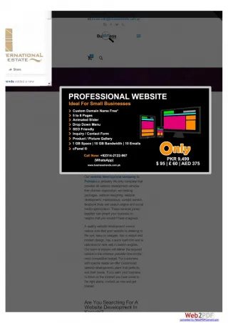 website development in pakistan - slide 1