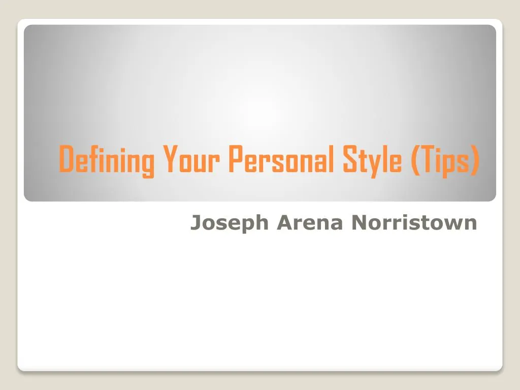 defining your personal style tips