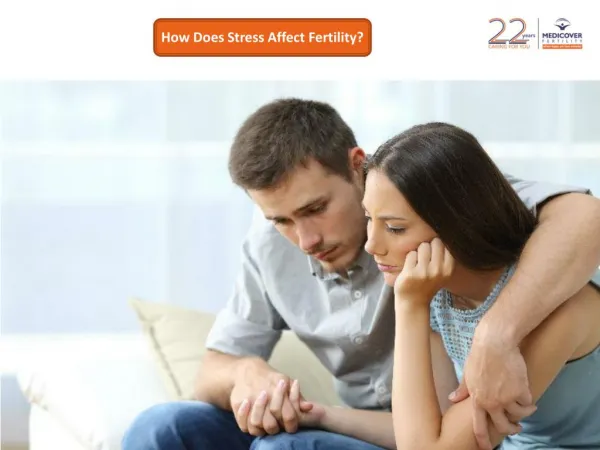 How does stress affect fertility?