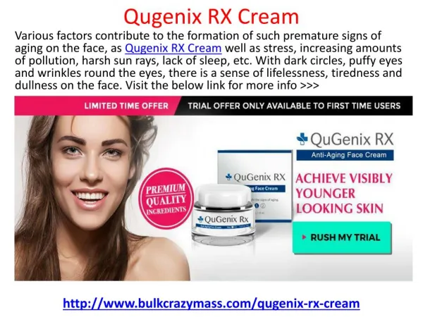 Qugenix RX Cream