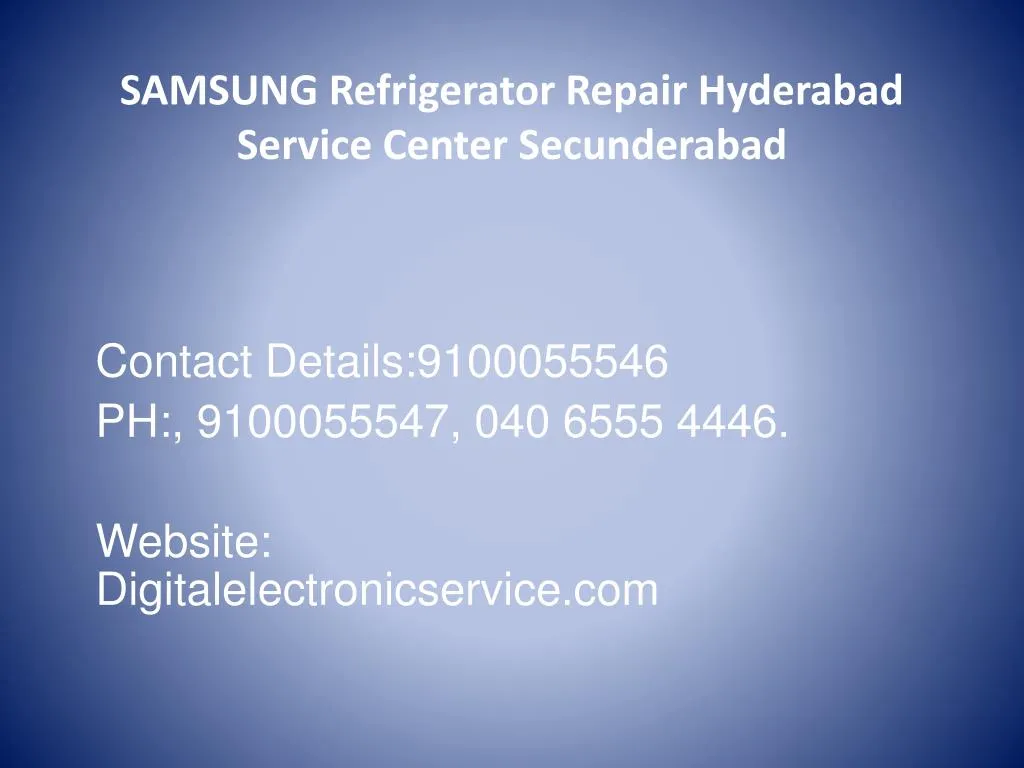 samsung refrigerator repair hyderabad service center secunderabad