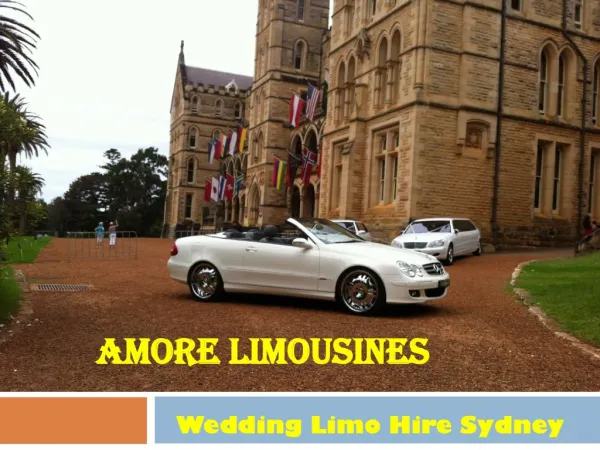 Wedding Limo Hire Sydney