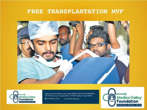 Donate Organ with Medico Valley Foundation