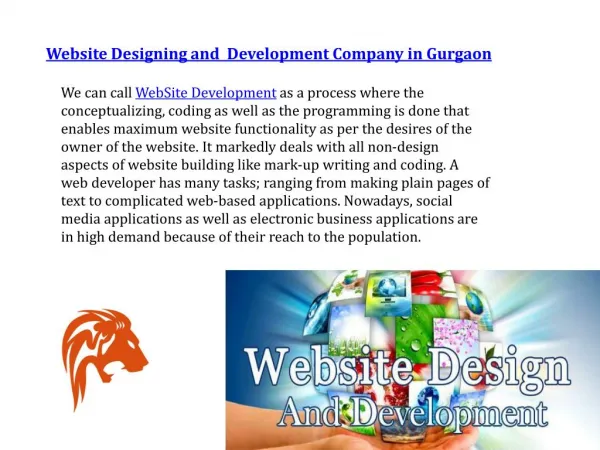 Website Designing and Development Company in Gurgaon