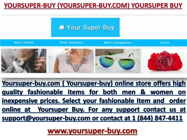 Yoursuper-buy.com (Yoursuper-buy) Yoursuper Buy Fancy New items of 2017