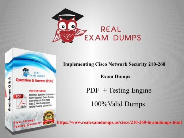 How to Pass Your Cisco 210-260 Exam With Dumps - Realexamdumps