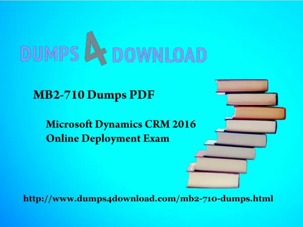 Microsoft Dynamics CRM MB2-710 Exam Updated Exam Questions