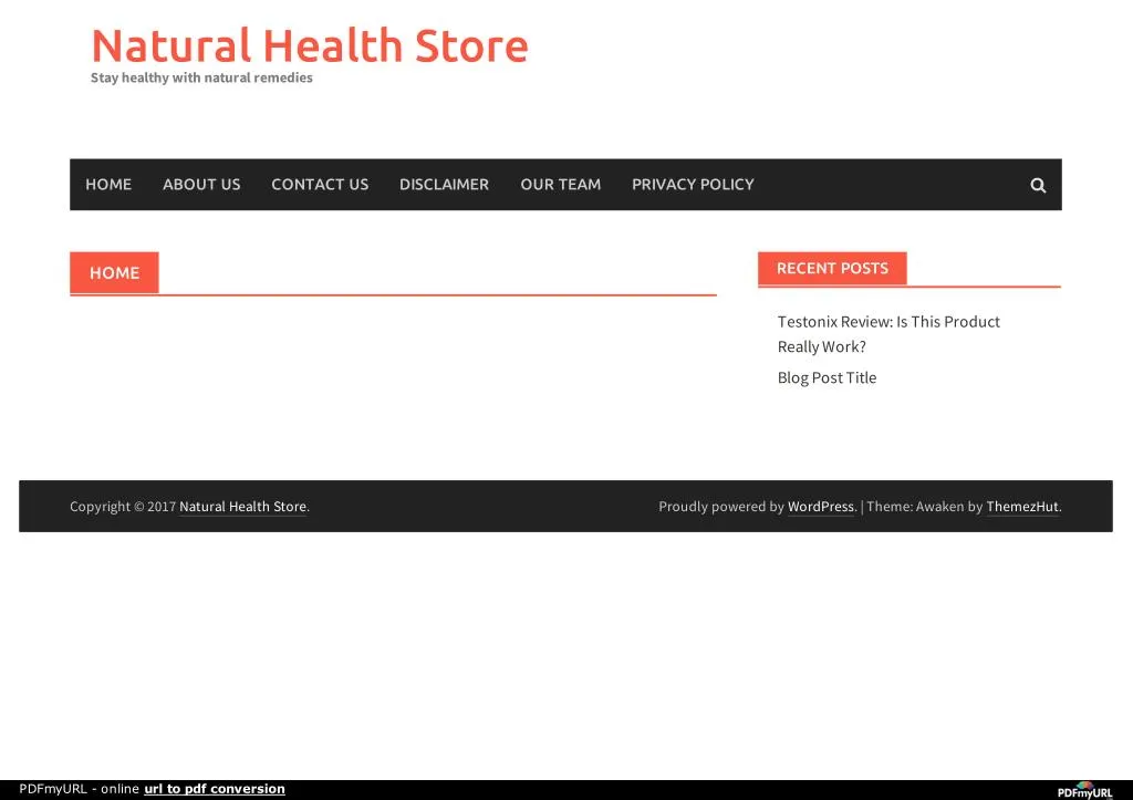 natural health store
