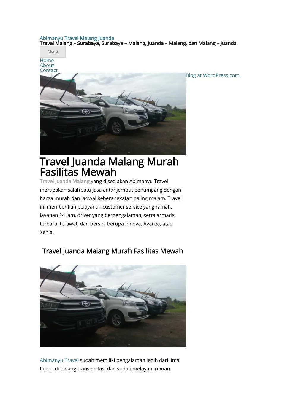 abimanyu abimanyu travel malang juanda travel