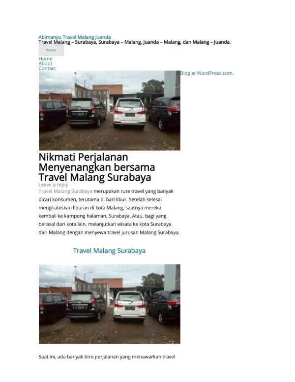 Travel Malang Surabaya Abimanyu Travel