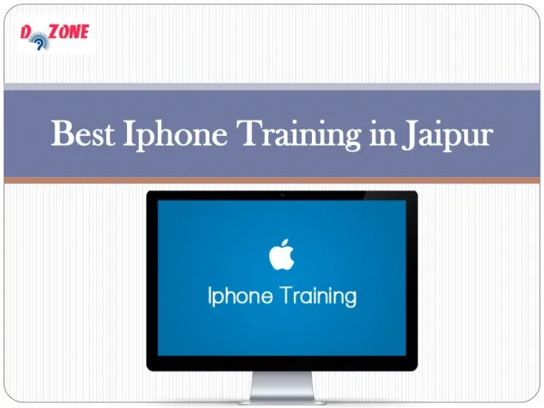 Best Iphone Training in Jaipur