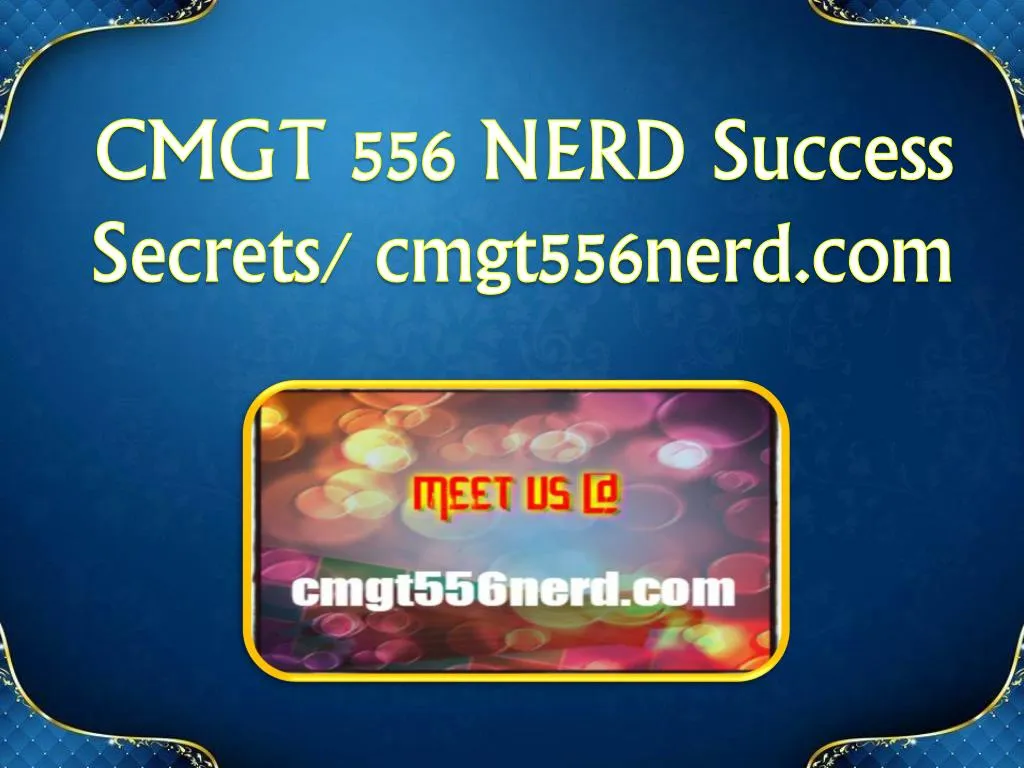 cmgt 556 nerd success s ecrets cmgt556nerd com