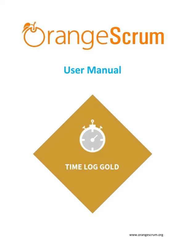 Orangescrum Time Log Gold add-on User Manual