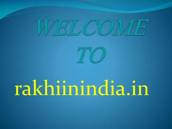 Rakhiinindia.in There are more options of Rakhi