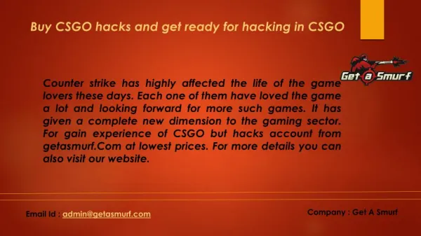 Buy CSGO hacks and get ready for hacking in Counter Strike games