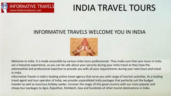 Tips on How to Plan Tours to India