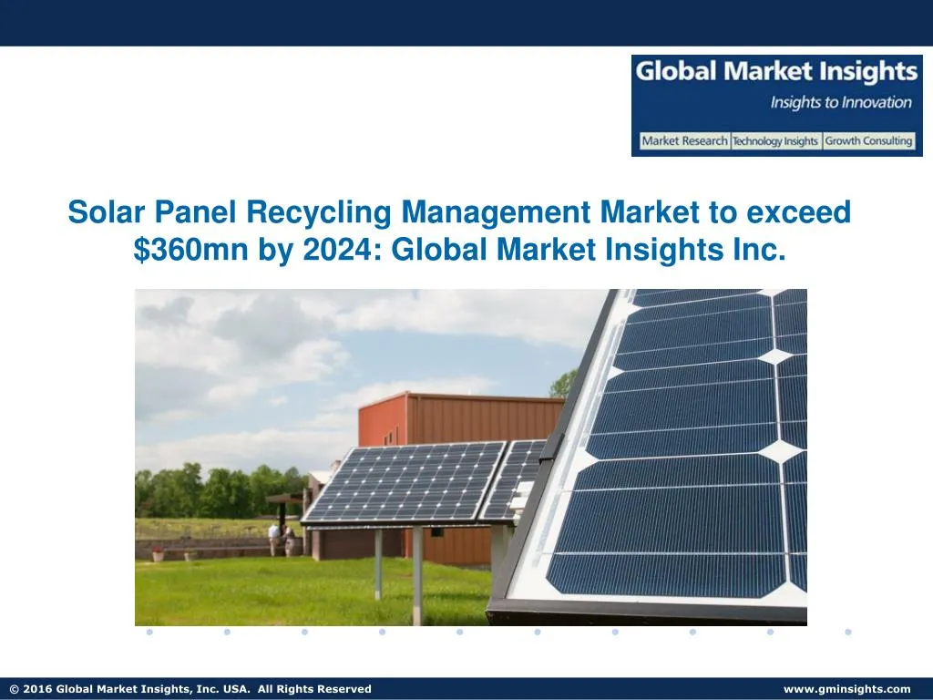 solar panel recycling management market to exceed