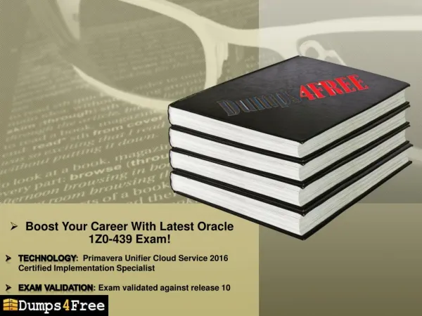 Oracle 1Z0-439 Dumps - Tips to Pass 1Z0-439 Exam in first Attempt