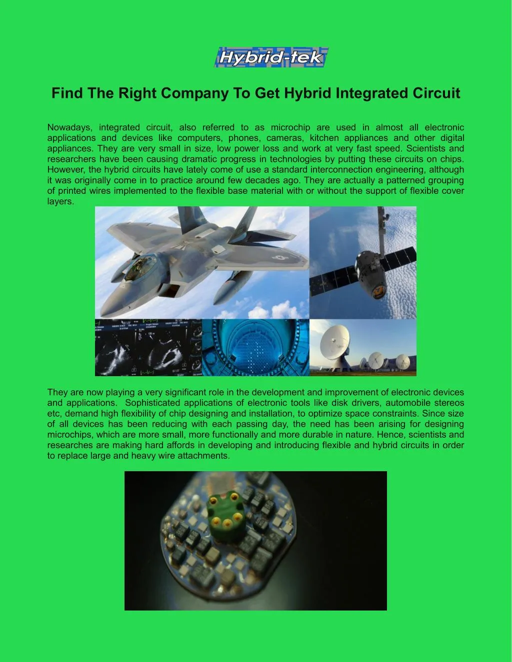 find the right company to get hybrid integrated