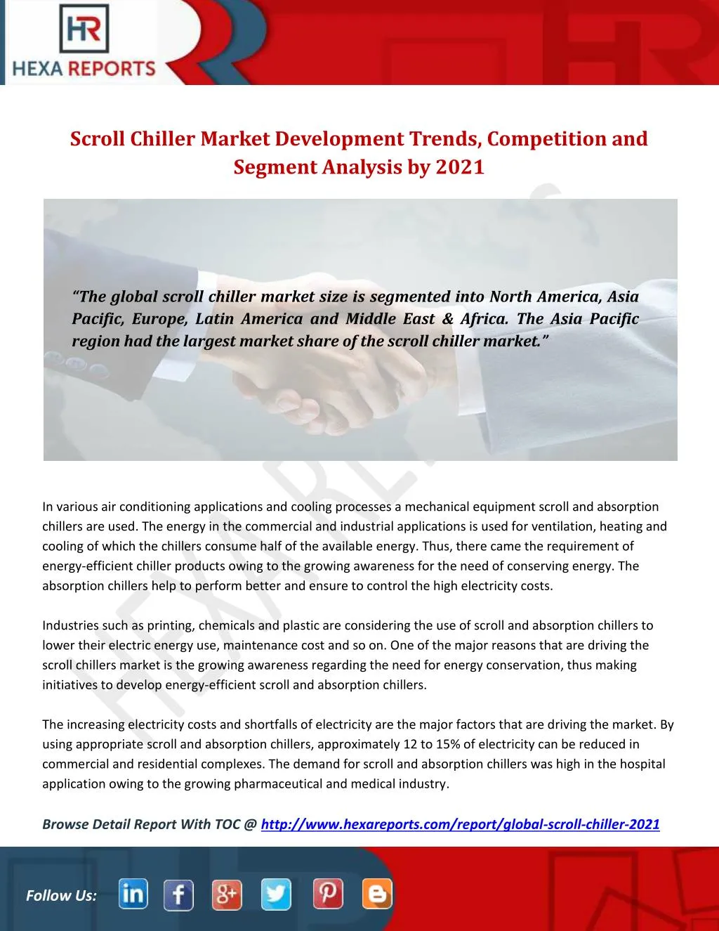 scroll chiller market development trends