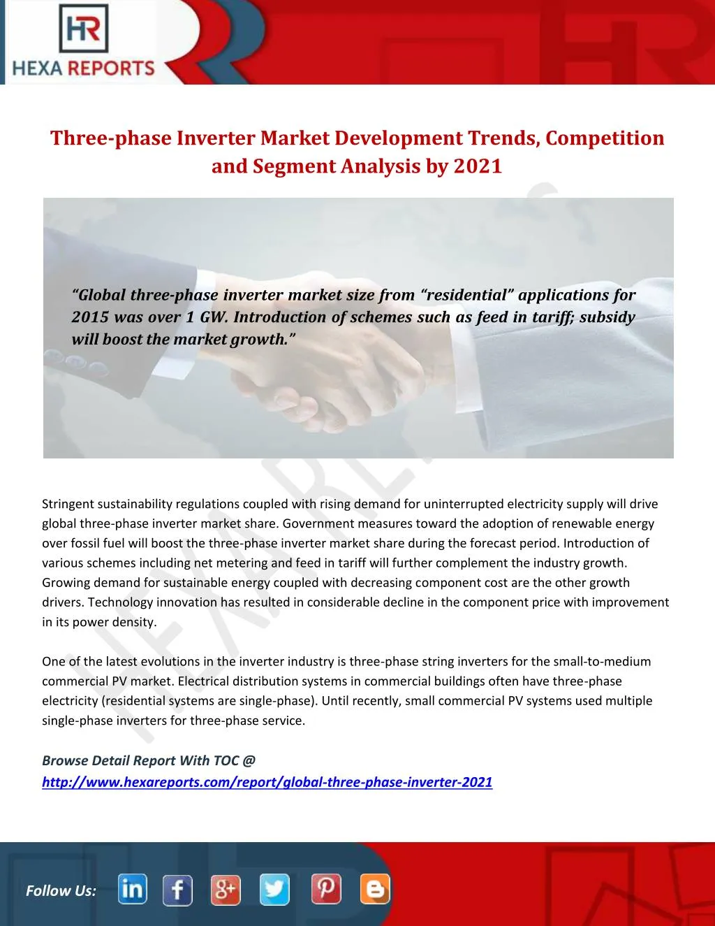 three phase inverter market development trends