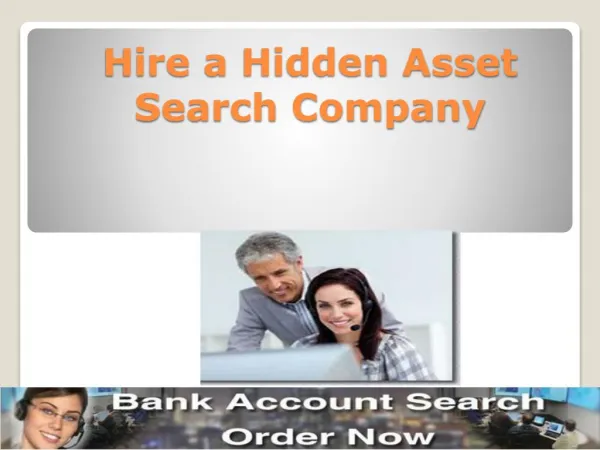Hire a Hidden Asset Search Company