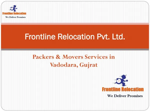 Frontline Relocation Packers And Movers