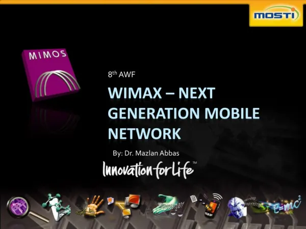 WiMAX - Next Generation Mobile Network