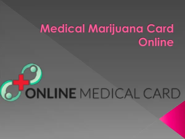 Marijuana Card Online