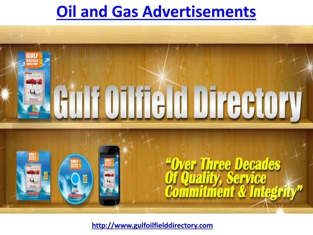 oil and gas advertisements