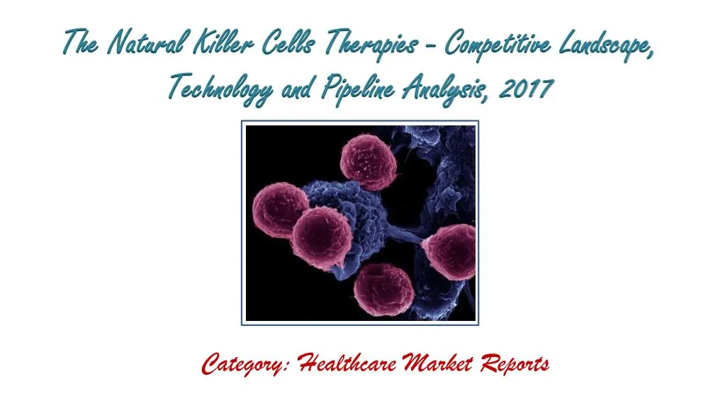 the natural killer cells therapies competitive