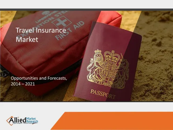 Travel Insurance Market to Reach $28,264 Million, Globally, by 2022